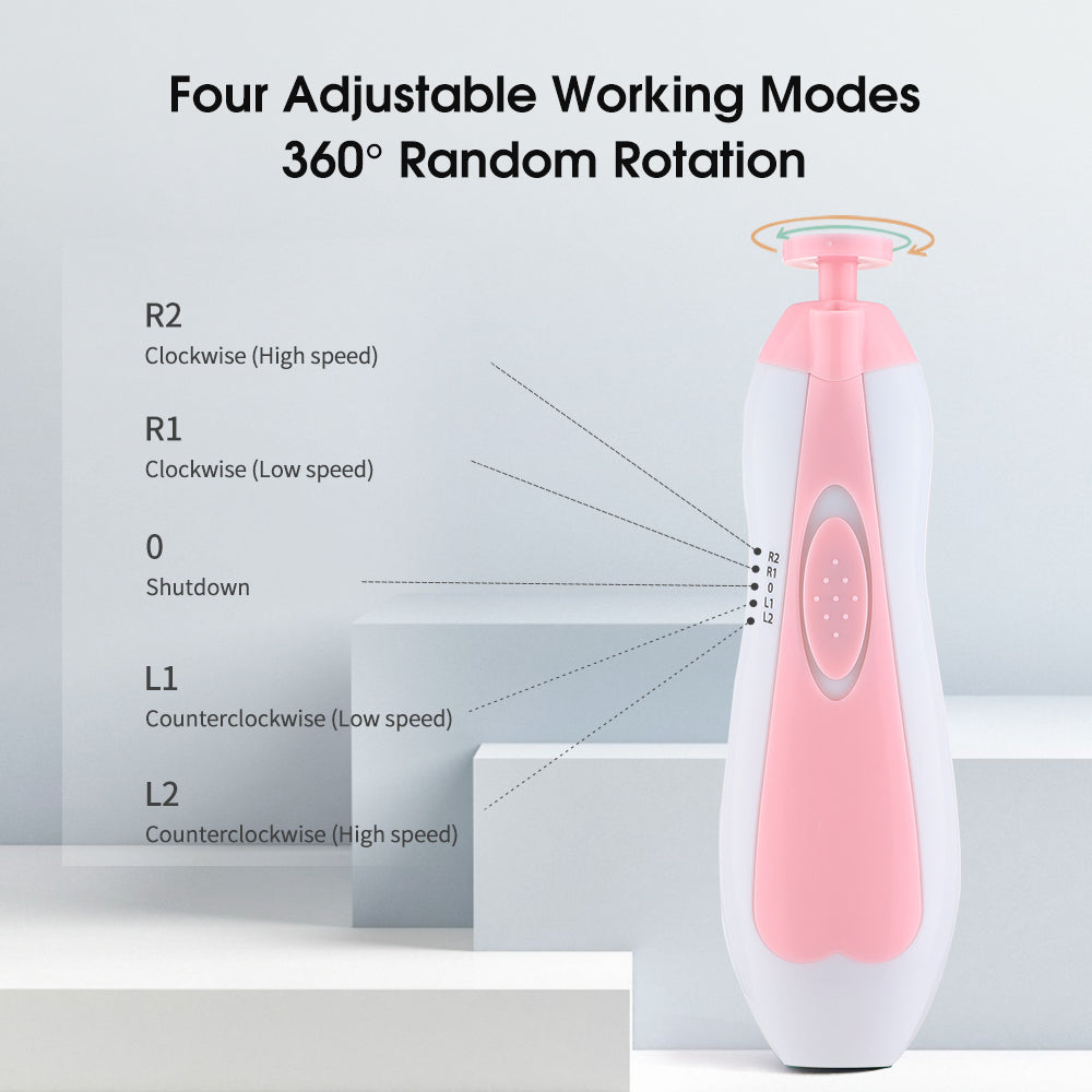 πΆ Baby Electric Nail Trimmer Set β¨ | Safe & Gentle Nail Care for Infants & Toddlers π