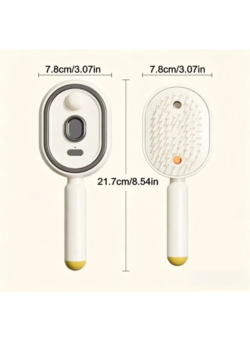 Electric Spray Retractable Air Cushion Comb – Nano Mist Hair Brush