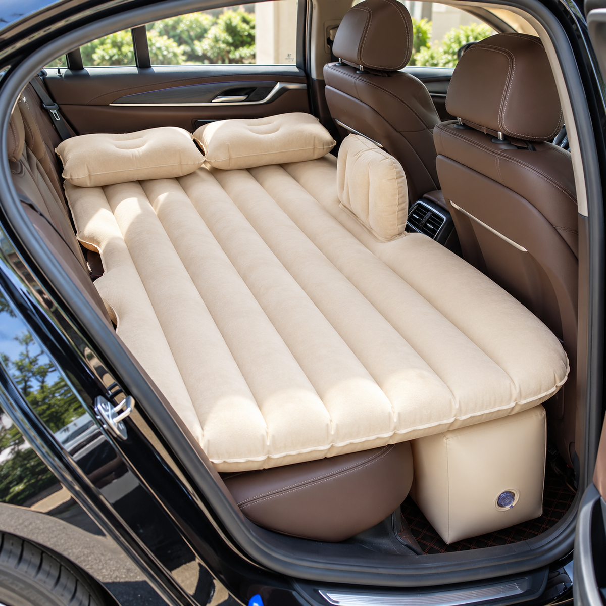 Inflatable Car Bed for Back Seat - Universal Air Mattress