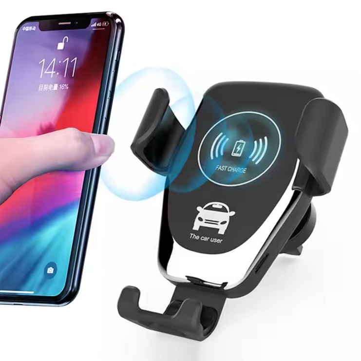 Auto-Clamping Wireless Car Charger – 10W Fast Charging Holder