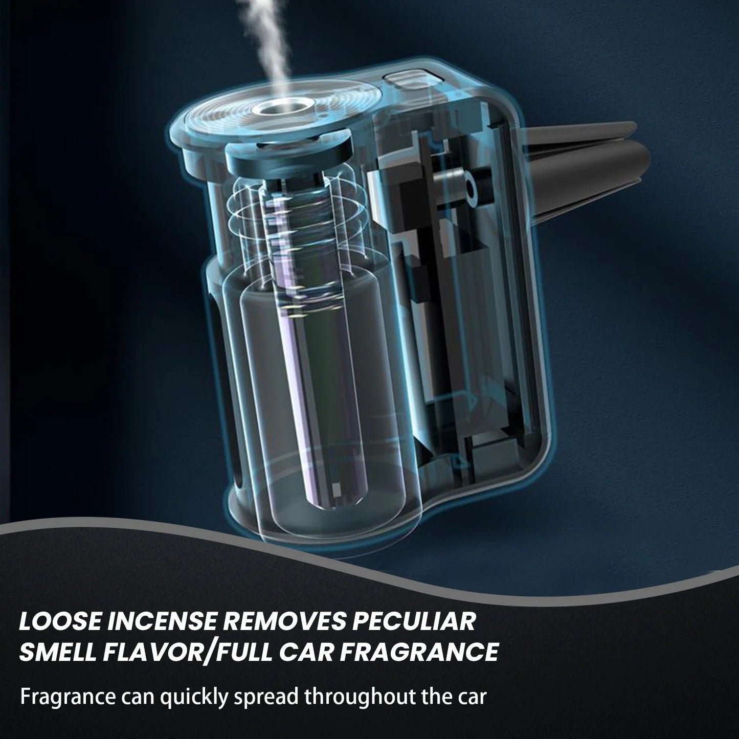 Smart Car Air Freshener – Natural French Perfume | 45 Days Long-Lasting Aroma 🌸✨