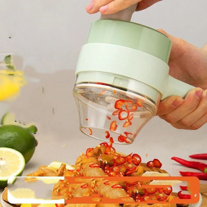 ⚡️ Wireless Electric Garlic Masher – Portable Mini Food Chopper for Kitchen 🍽️